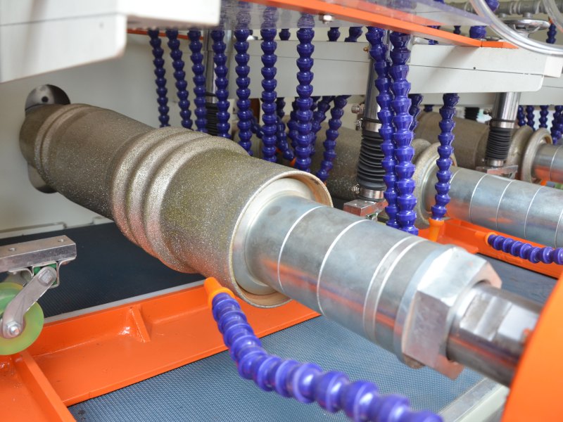 Diamond profiling wheel for shaping square stone column contours Diamond profiling wheel for shaping square stone column contours