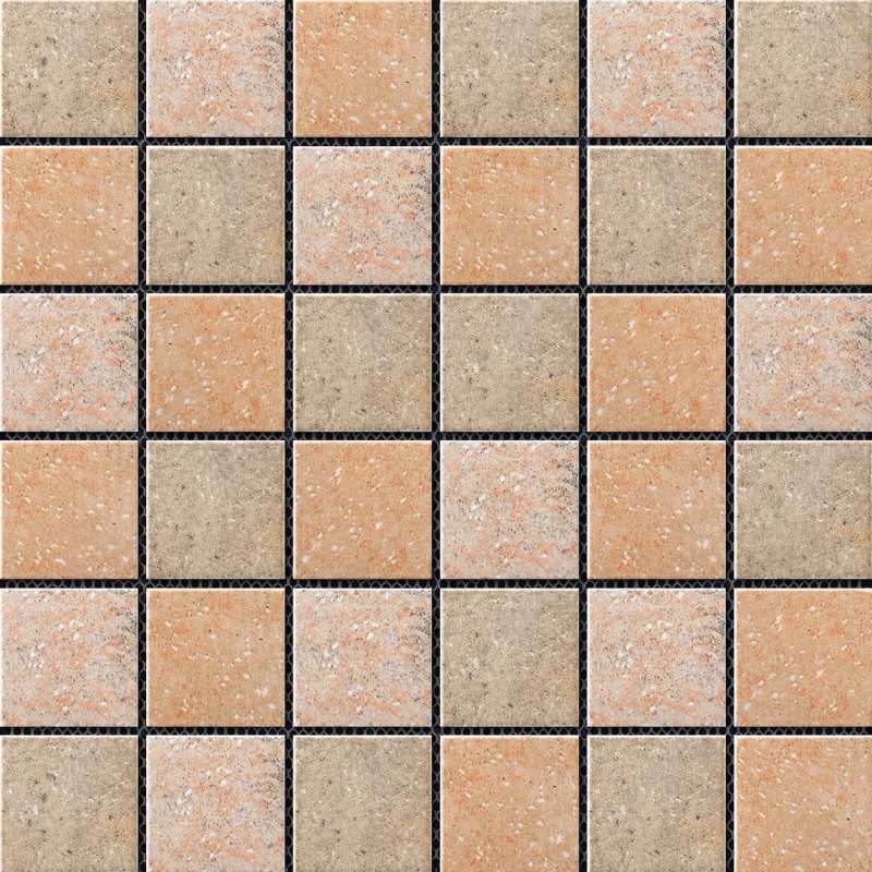 Finished ceramic mosaic tiles produced with the YTQZ-B1-600 ceramic mosaic tile cutter Finished ceramic mosaic tiles produced with the YTQZ-B1-600 ceramic mosaic tile cutter